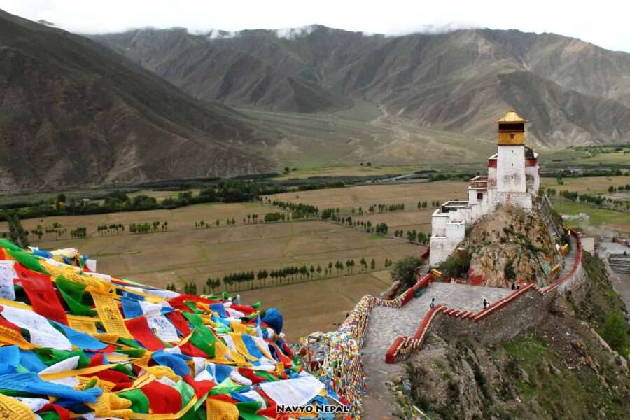 La guida del viaggiatore per il Tibet.