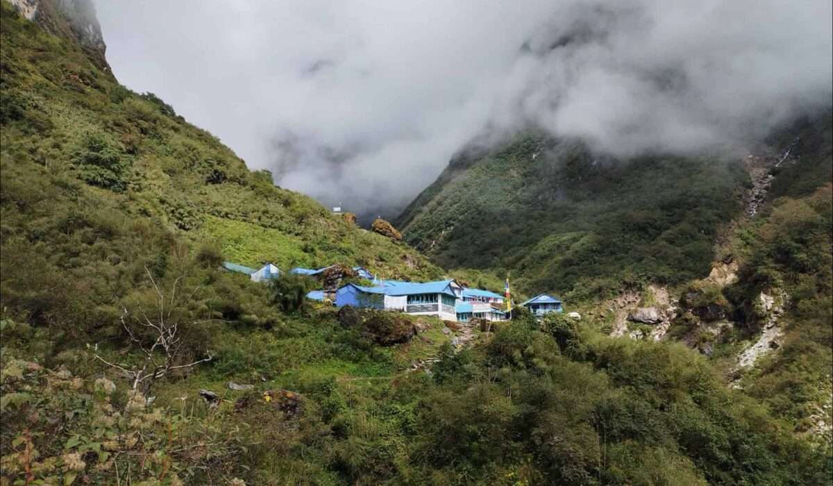 Un tipico villaggio del Annapurna Himal inmerso nelle giungle!