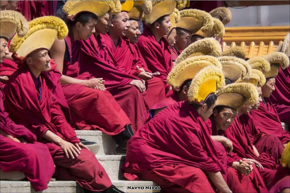 Cosa vedere in Tibet . Monaci del monastero di Labrang