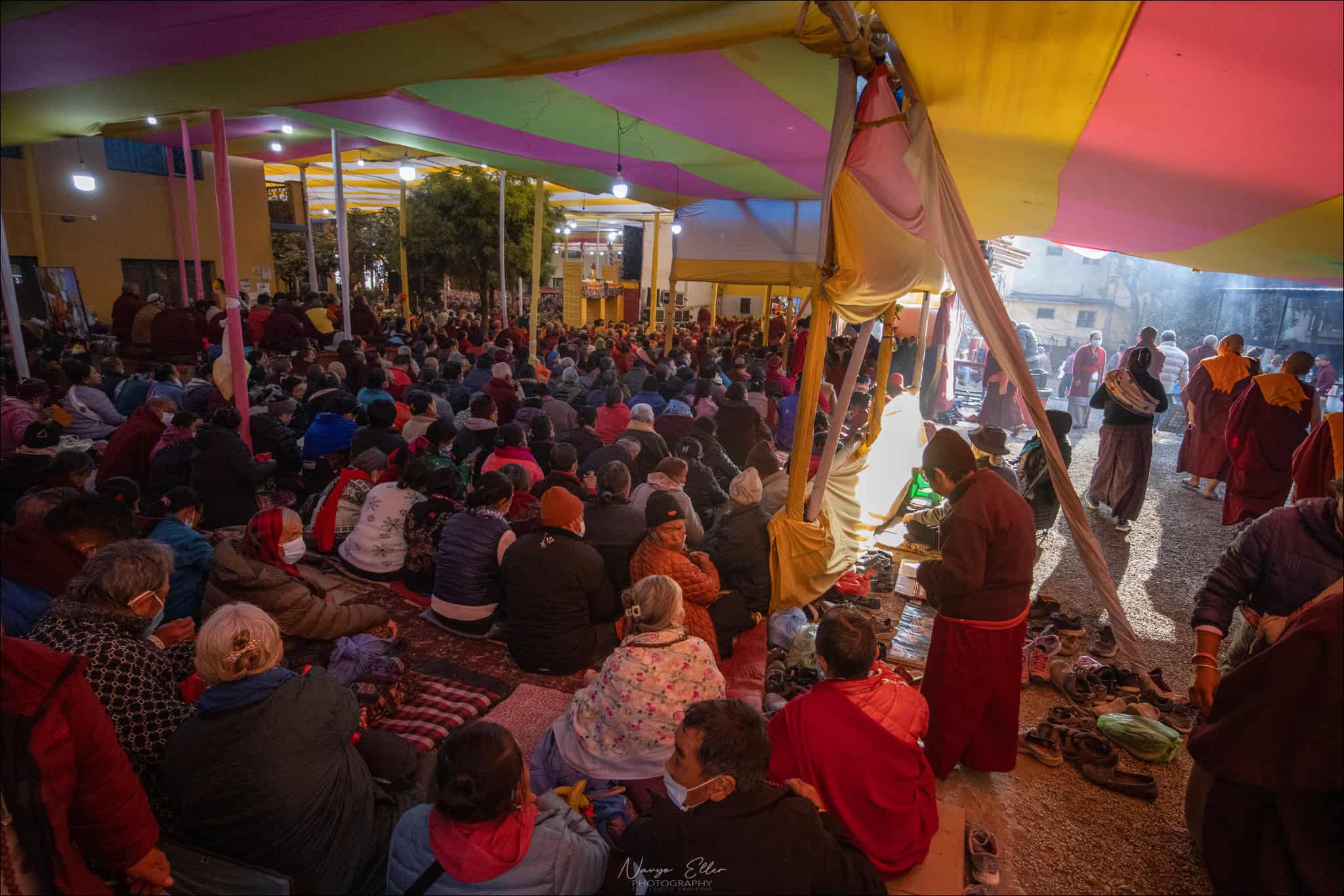 Un altra tenda attaccata al monastero.