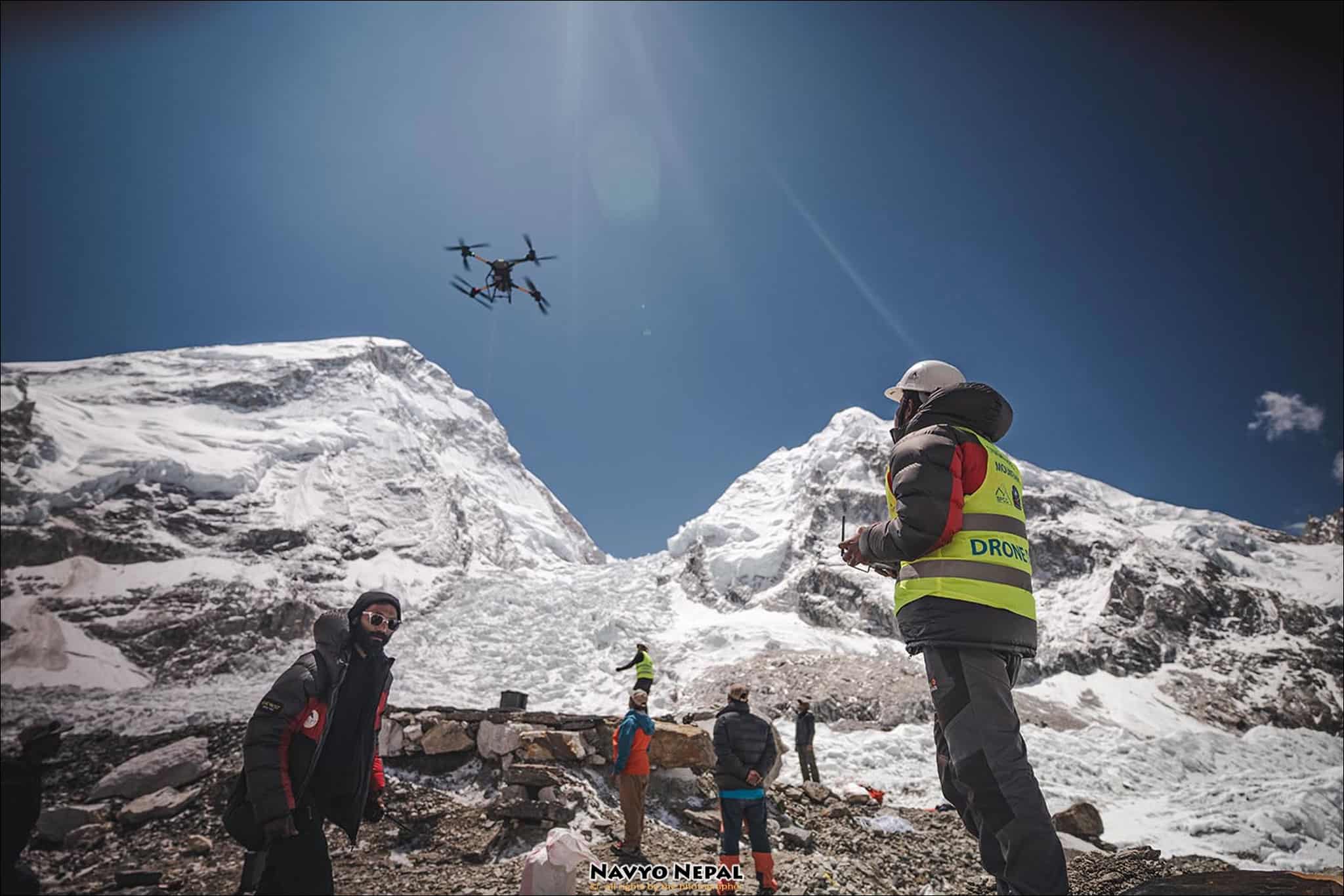 Le drone sul Everest