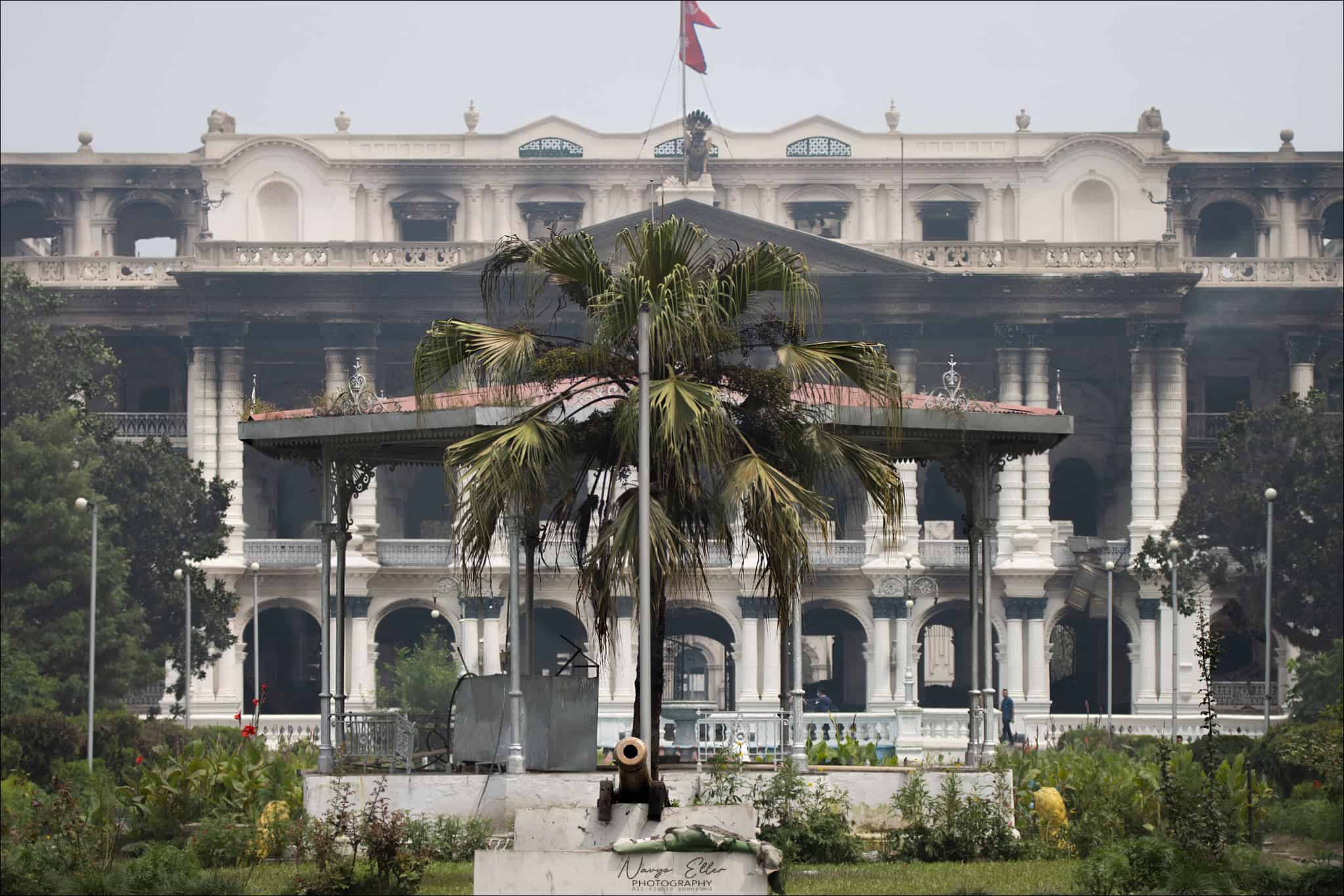 Singa Durbar, costruito nel 1903, sede del governo del Nepal.